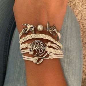 White bracelet
